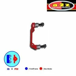 A2Z Disc ISPM185-110mm Adapter Von (IS) 160mm Auf (PM) 185mm 20mm Steckachse