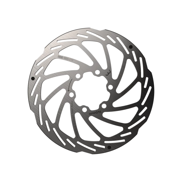 BBB Bremsscheibe BBS-111 PowerStop Silber 140mm 6-Loch 3 BBB Bremsscheibe BBS-111 PowerStop Silber 140mm 6-Loch