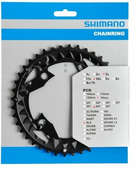 Shimano SLX FC-M672 10-fach Kettenblatt 22 / 30 / 40#Varinfo 3 Shimano SLX FC-M672 10-fach Kettenblatt 22 / 30 / 40#Varinfo