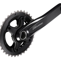 Shimano Deore Kurbelgarnitur FC-M6000 2x10 Schwarz 175mm, 34-24