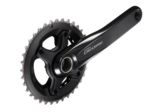 Shimano Deore Kurbelgarnitur FC-M6000 2x10 Schwarz 170mm, 36-26 3 Shimano Deore Kurbelgarnitur FC-M6000 2x10 Schwarz 170mm, 36-26